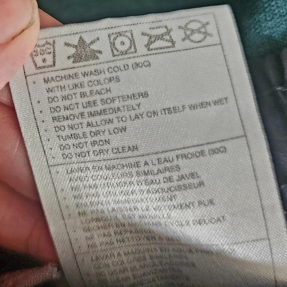 Nike Black White Cropped Pants Women's Small S (4-6) Pockets Inner Drawstring - Picture 10 of 10